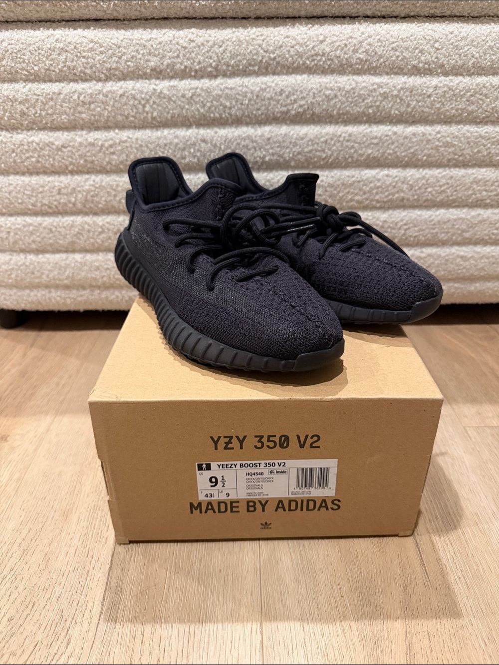 Adidas Yeezy Boost 350 V2 Black Sneakers